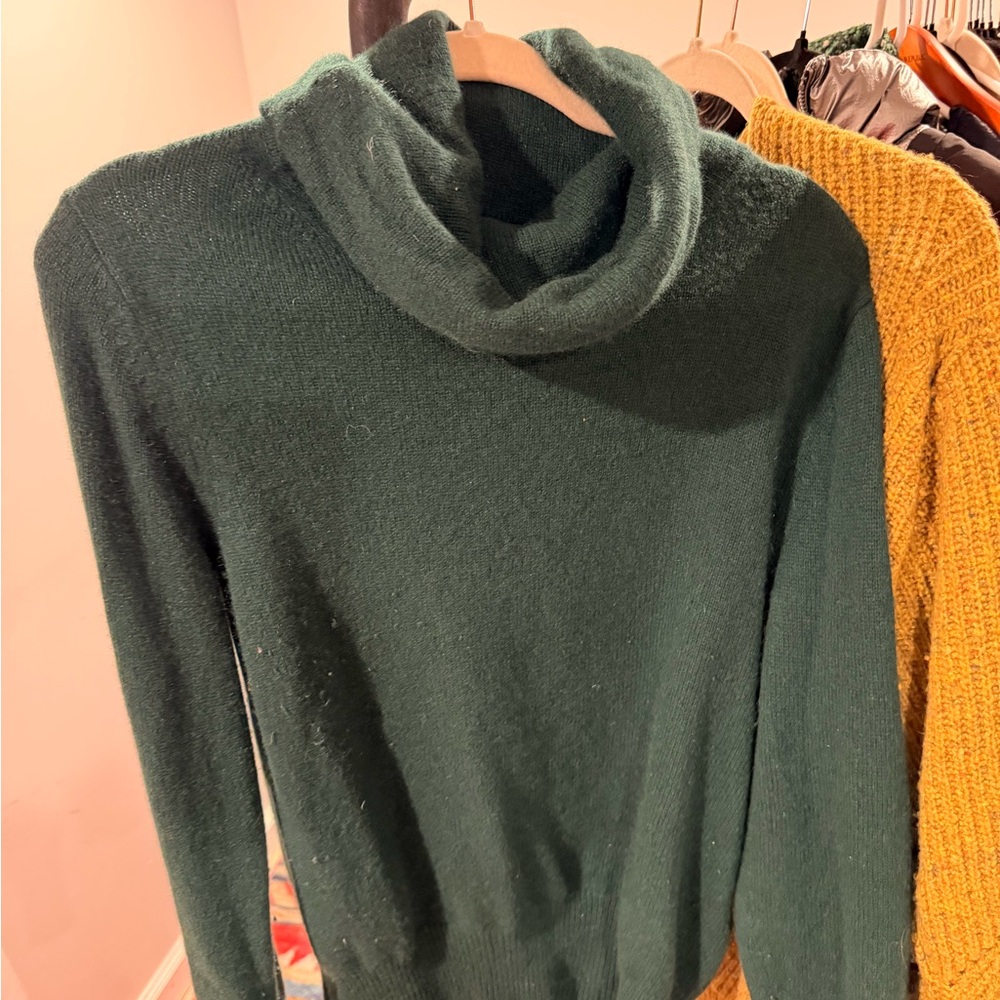 Polo by Ralph Lauren Deep Green Cowl Neck Sweater